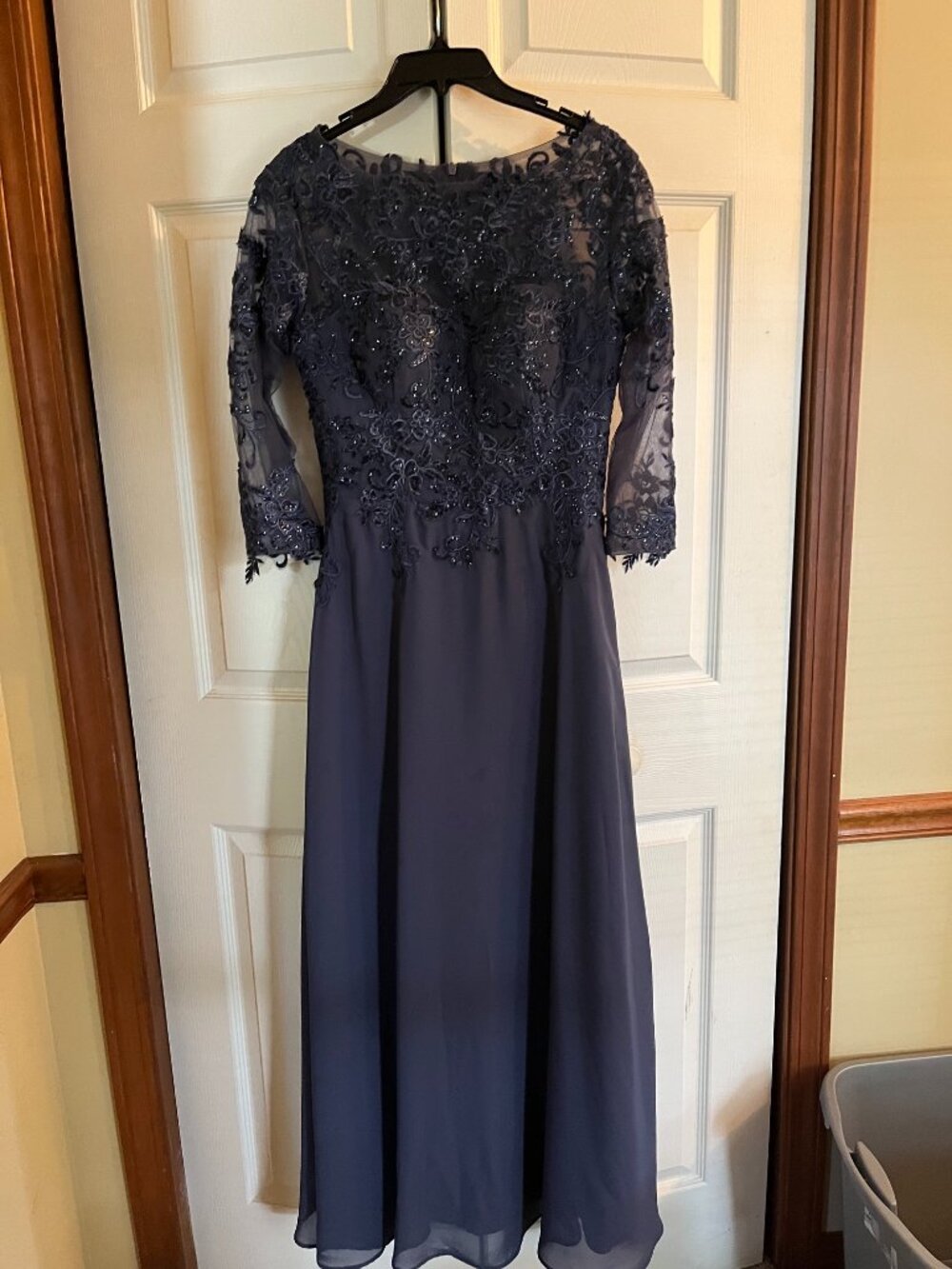 Mother of the bride formal navy dress size XS